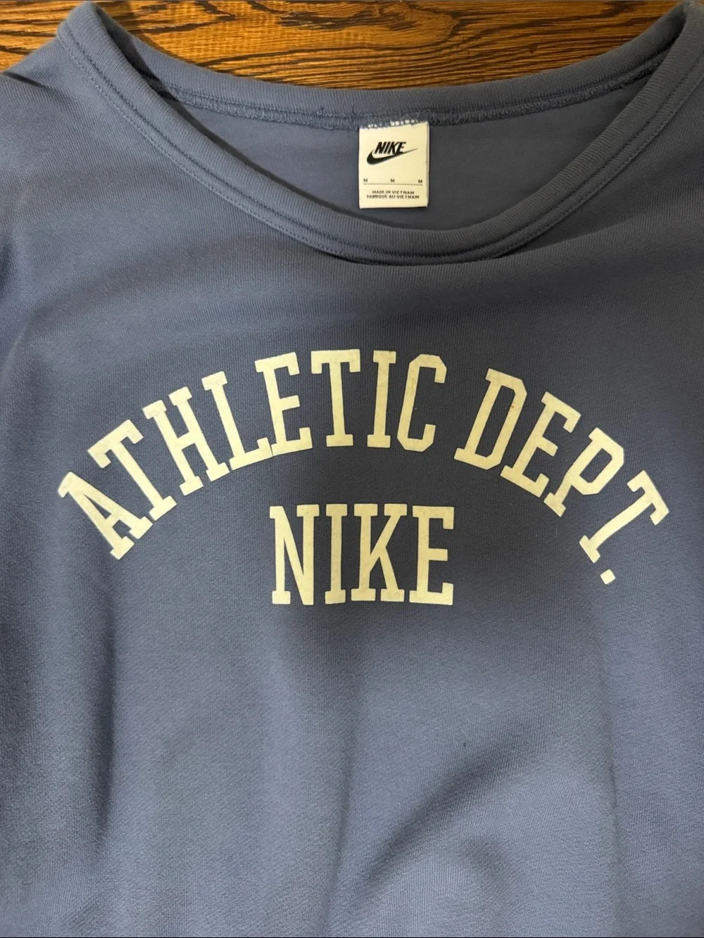 Nike Women's Slate Blue 'Athletic Dept.' Crewneck Sweatshirt